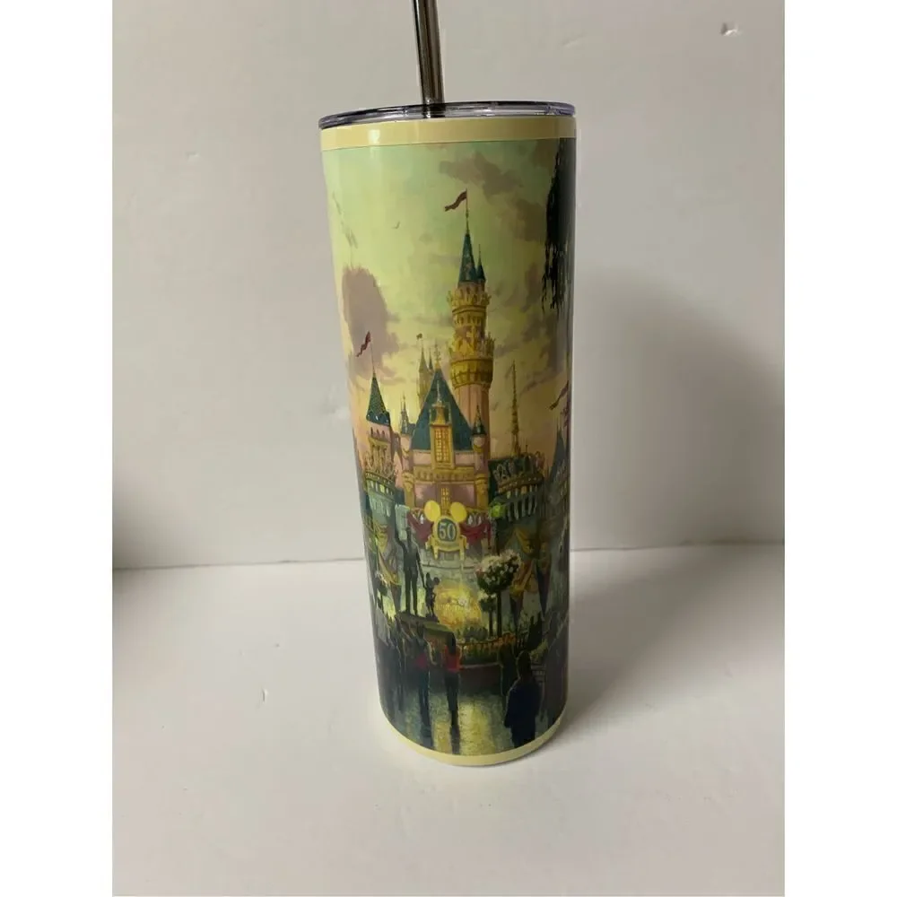 Disney World 50th Anniversary Handmade 20 oz stainless steel tumbler
